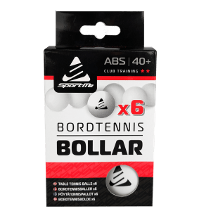 SportMe Bordtennisbollar 6 st