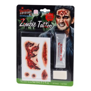 Make up Kit Zombie Tattoo