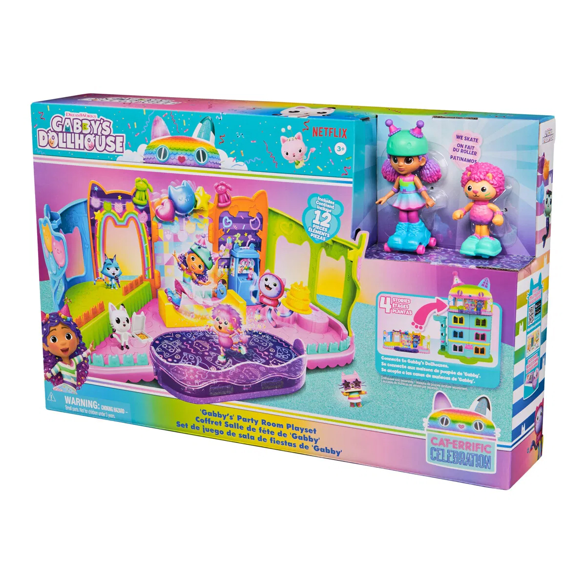 Gabby's Dollhouse Rooftop Roller Party Playset - Bild 3