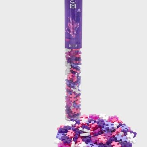 Plus plus 100 bitar - Glittermix