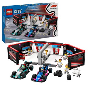 LEGO City 60444 - F1® garage & Mercedes-AMG & Alpine bilar