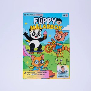 Flippy Målarbok