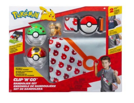 Pokémon Clip N Go Bandolier Set - Growlithe