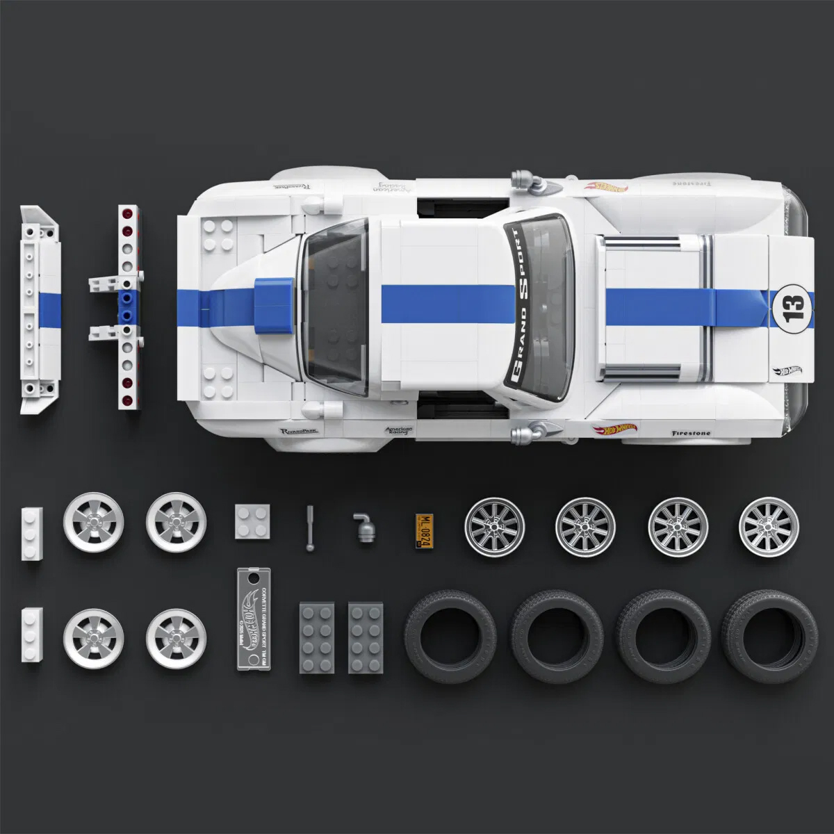 Hot Wheels Brick Shop Elite Series Corvette Grand Sport - Bild 3