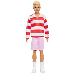 Barbie Fashionista Ken Doll Red & White Stripes