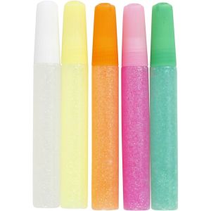 Glitterlim - Pastellfärger