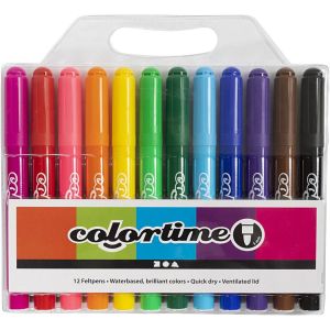 Colortime Tjocka tuschpennor