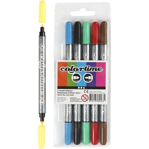 Colortime Dubbeltusch - Standardfärger