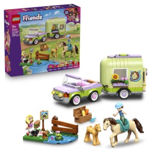 Lego Friends 42695 Släp med häst och föl