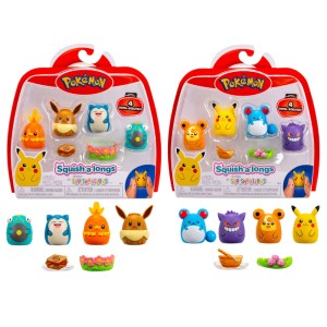 Squish-a-longs Pokémon 4-pack