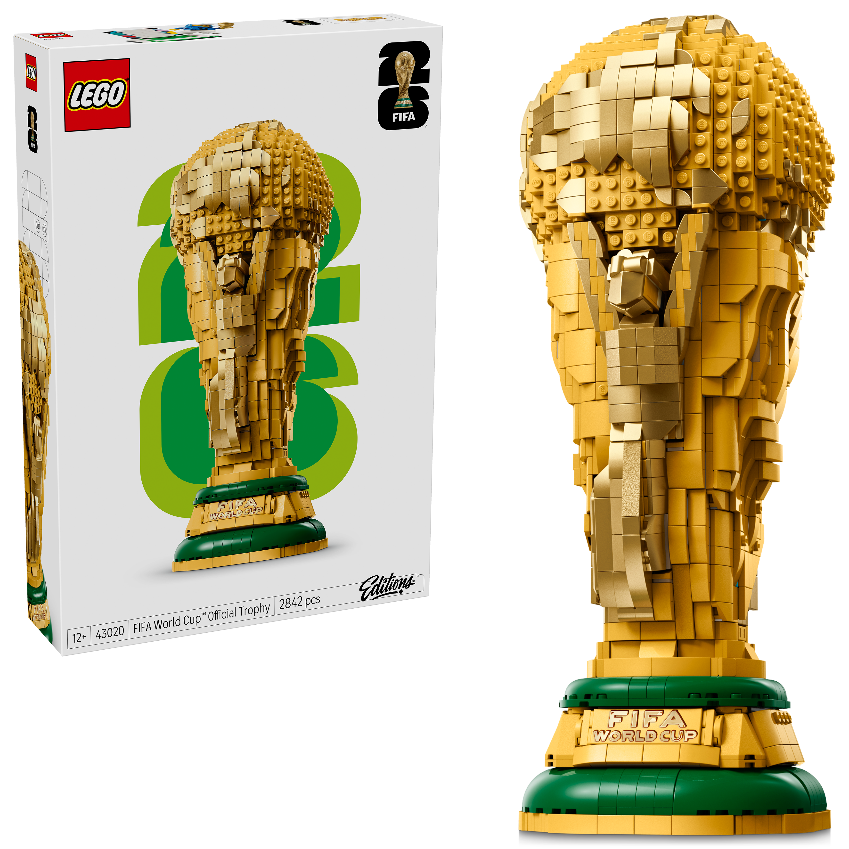 LEGO Editions Football 43020 Officiell pokal från fotbolls-VM