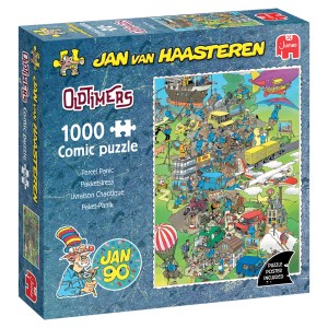 Jan Van Haasteren 1000 Bitar Pussel - Oldtimers Parcel Panic